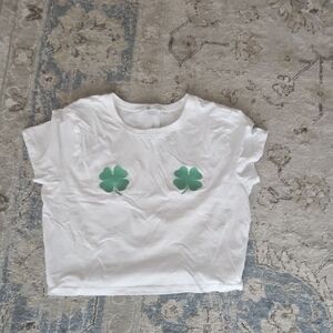 Love & Lazy Days White Clover Kids T-Shirt